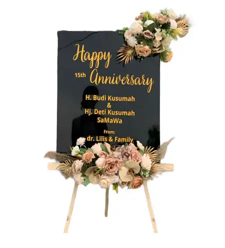 Papan Bunga Akrilik Gumbrih